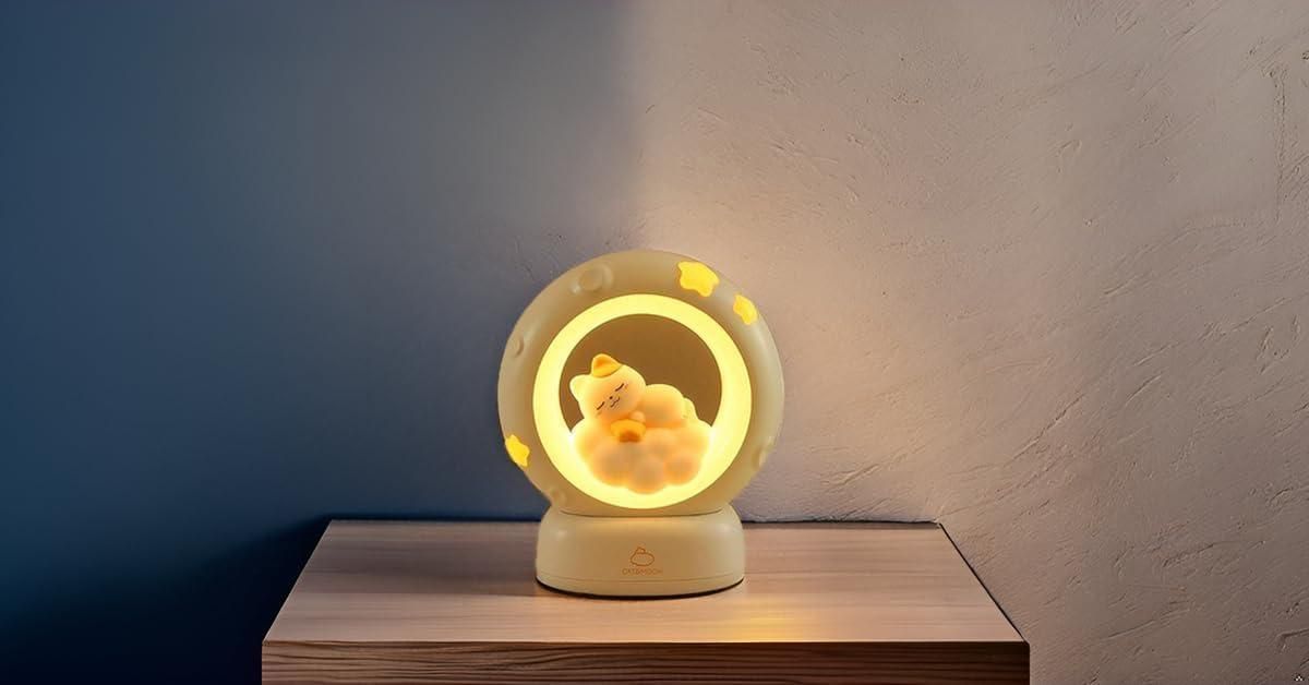 Moon LED Night Lamp | Touch Control & 3 Brightness Modes