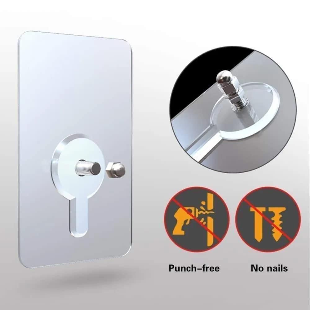 Self-Adhesive Wall Hooks (Pack of 20) – Heavy-Duty Nail-Free Hanging Hooks
