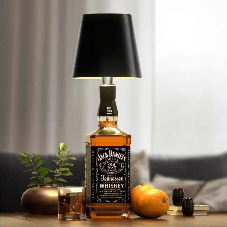 Wireless Bottle Lamp – USB Rechargeable Touch Dimmable Table & Bar Night Light