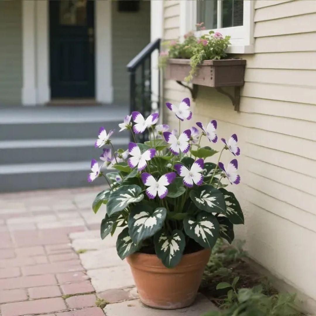 Moonlight Butterfly Flower Seeds (Pack of 20) – Multicolor Ornamental Garden Seeds